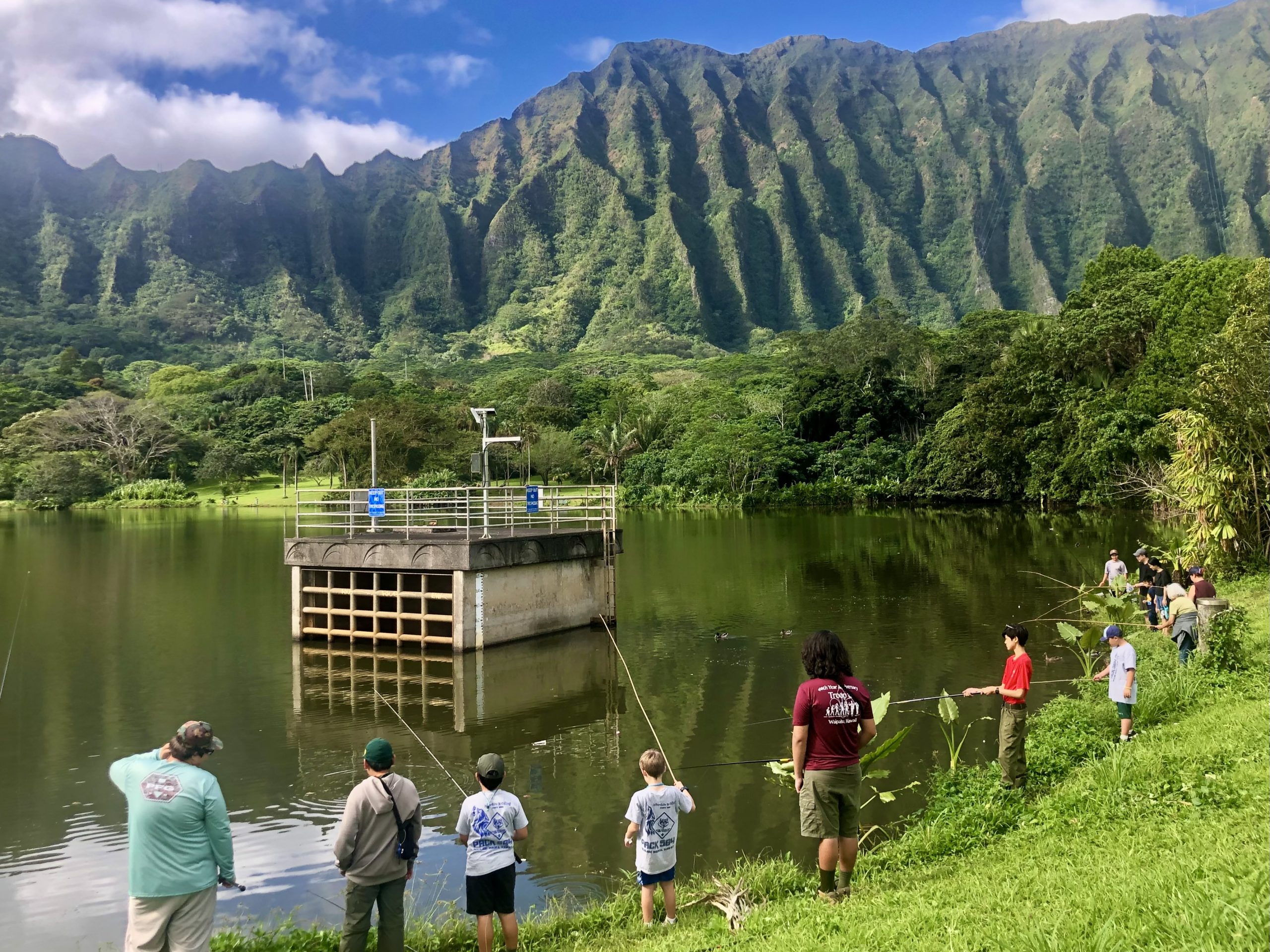 Featured image for “Ho’omaluhia Family Fishing”